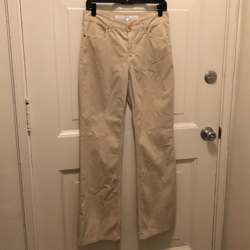 Escada Sport Kate Khaki Pants Boot Leg 38 Italy
